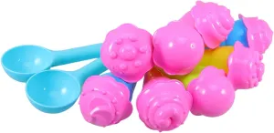 Mold hale and Scoops for Fun for Activities TOYANDONA 1set Boy Girl Ice Cream Cone Sand Playset of Beach Toys Ice Cream 