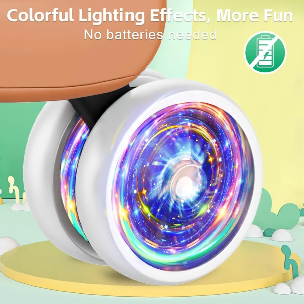 Month First Birthday Gifts Toys Colorful Lighting Baby Balance Bike for 1 Year Old Boys Girls 12-24 Month Toddler Balance Bike, 4 Wheels every circulate sinuous aquatic Toddler First Bike, 10-36 