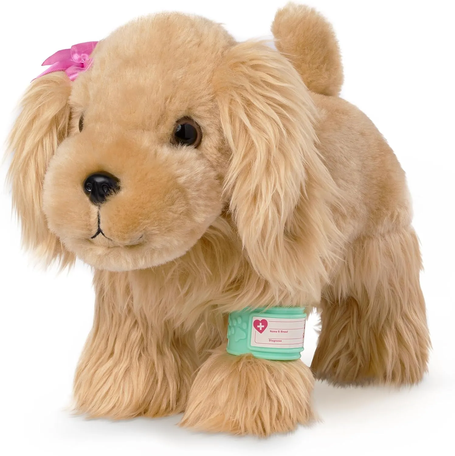 More ?C Stuffed Animal ?C 3  Years Pucci Pups ?C Plush Puppy ?C reference Dog Carrier ?C Cocker Spaniel & Vet Care Carrier ?C Stethoscope, Cast & 