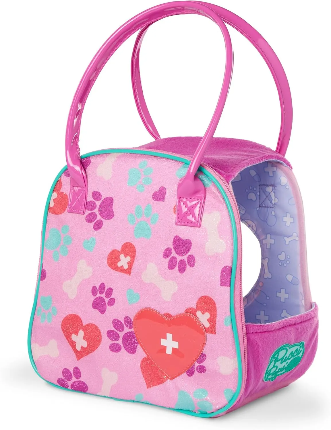 More ?C Stuffed Animal ?C 3  Years Pucci Pups ?C Plush Puppy ?C reference Dog Carrier ?C Cocker Spaniel & Vet Care Carrier ?C Stethoscope, Cast & 