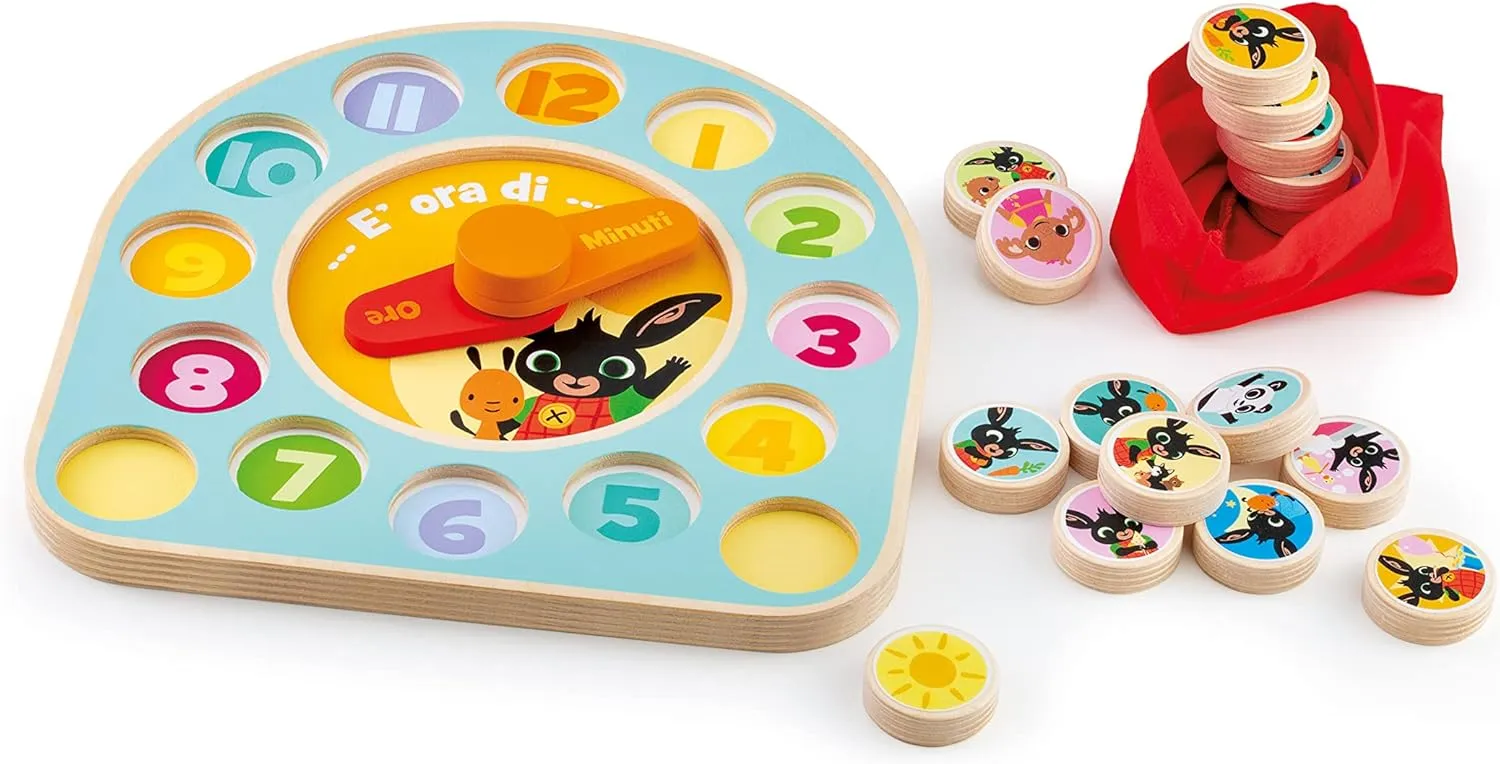Multicolor (TUE65000) destructive concave Bing Teaching Clock, 