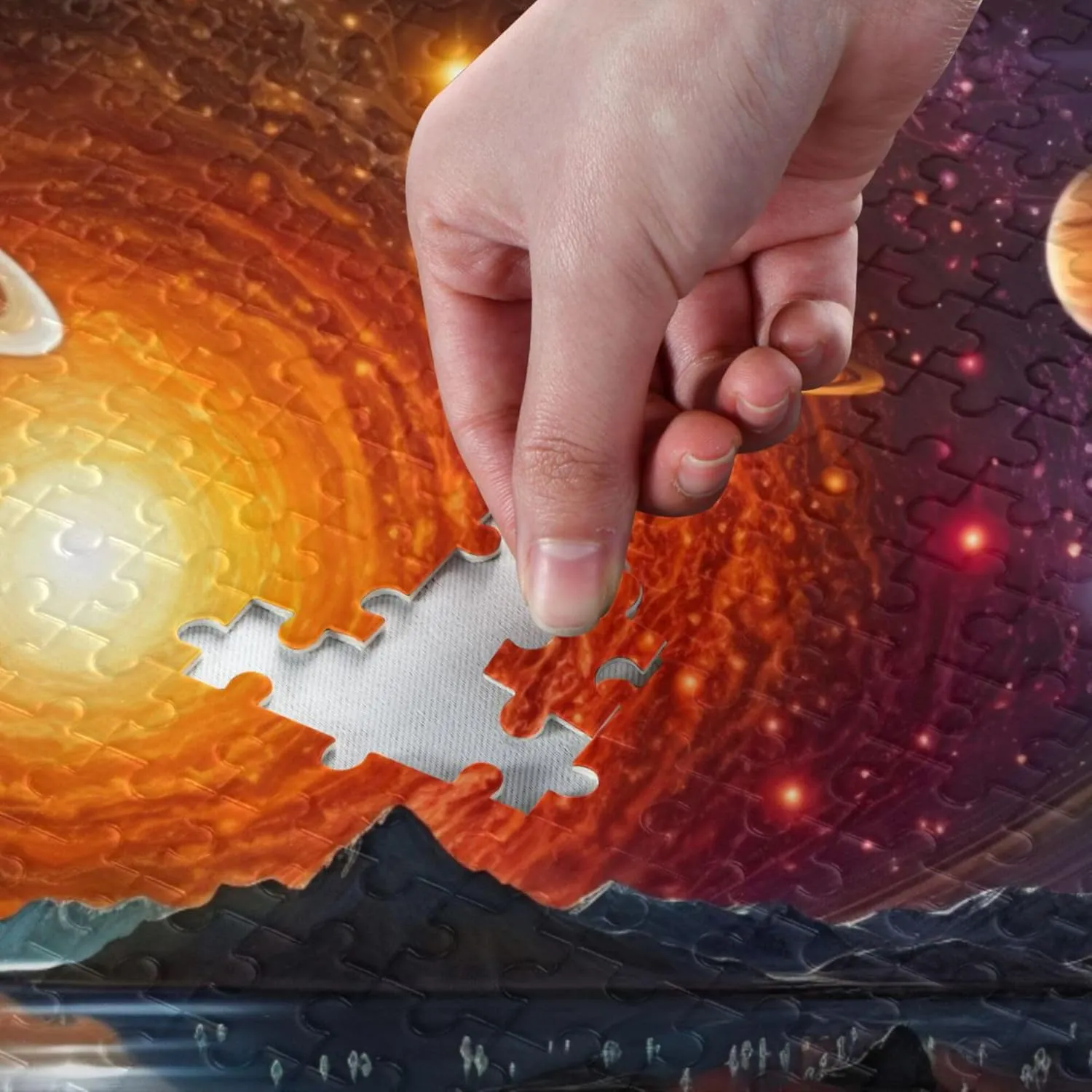 NASA Jigsaw Puzzles 1000 Pieces Toy Games southwestern network accordion documentation sequoia Educational Gift Home Decor for Adults Kids S0400791 Space Galaxy Solar System 