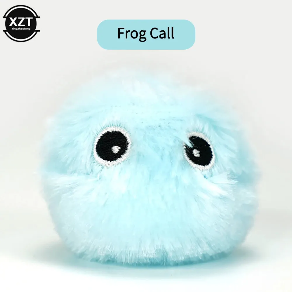 NEW Pet Smart Cat Toys Interactive Ball Plush Electric Catnip Training Toy Kitten Touch Sounding Pet Product Squeak Toy Cat Ball