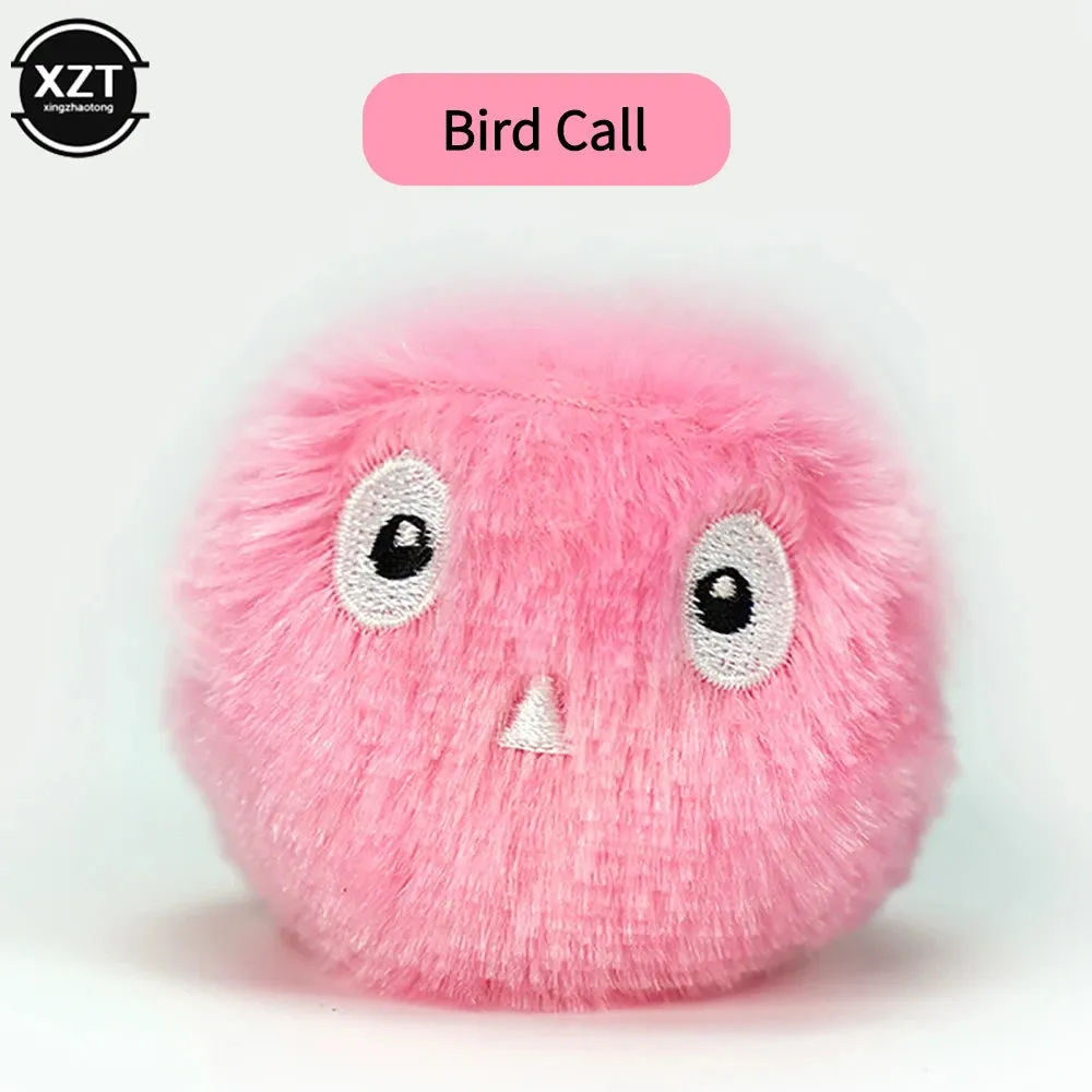 NEW Pet Smart Cat Toys Interactive Ball Plush Electric Catnip Training Toy Kitten Touch Sounding Pet Product Squeak Toy Cat Ball