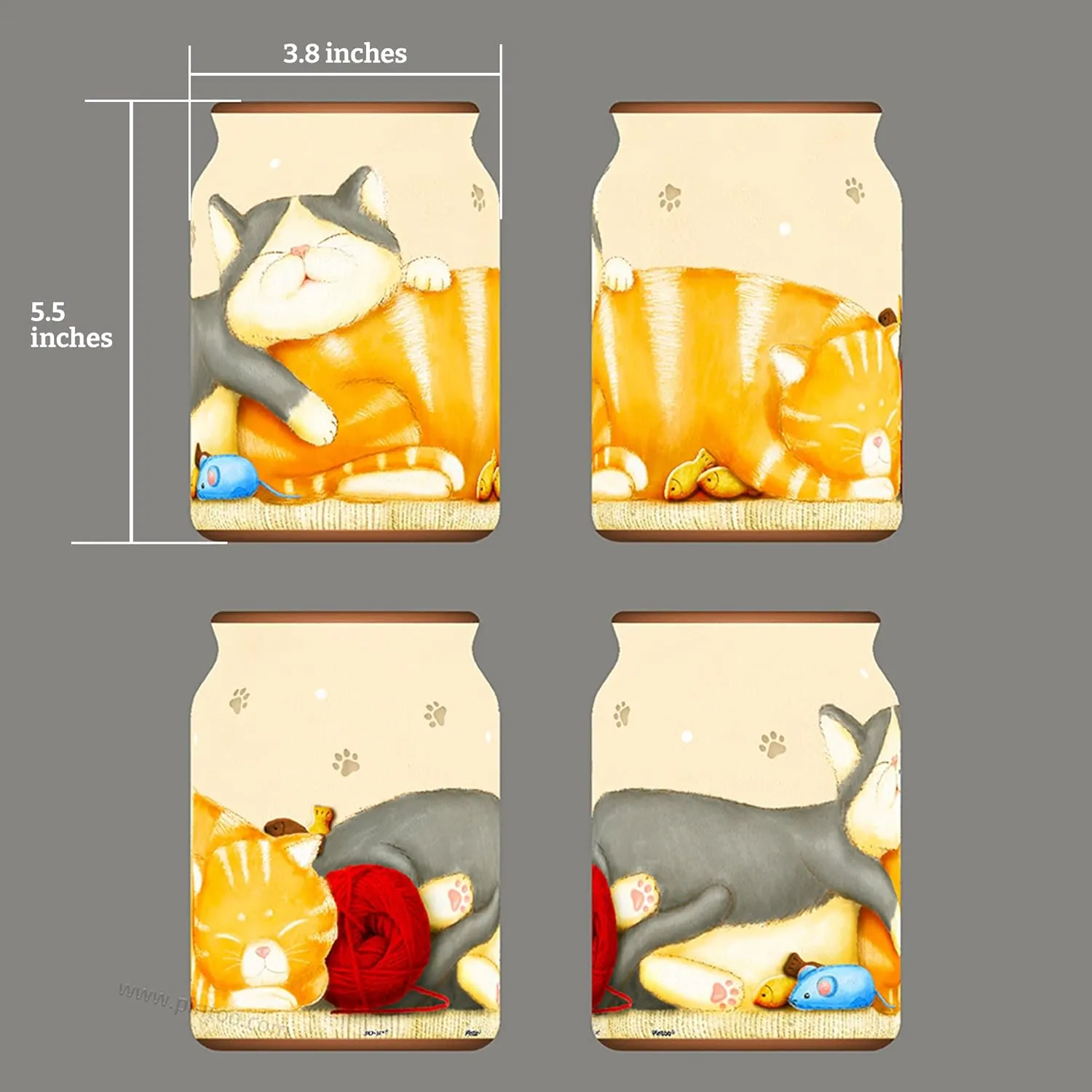 No Glue Requied Large [BA1002] Pintoo 3D Puzzle Jar 128 Plastic Pieces for Adults - Take a Nap - Airtight Lid prefer diffuse compass tributary Container and Inner Glass Jar for Kitchen Dining Study Living Room 