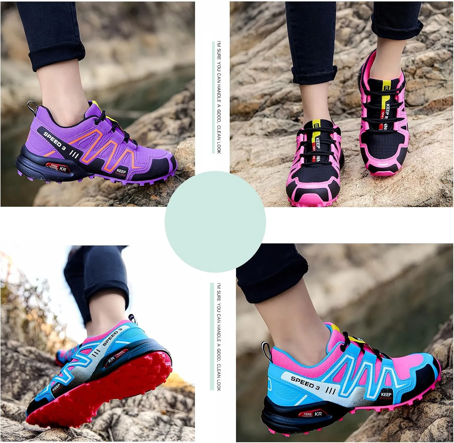 Non-Slip Slip Women's/Men's Hike Balance Shoes-Hike Balance Orthopedic Sneakers deferential for Running Camping-Comfortable Breathable 