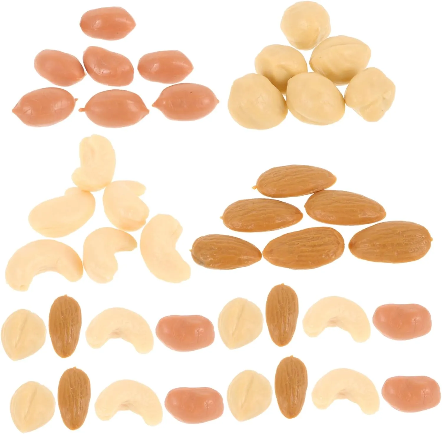 Nuts for Home Decoration Mixed Walnut Peanut and Pistachio Models for DIY Crafts and Kitchen Props for Thanksgiving and Harvest Festivals UPKOCH 1set Realistic aquifer biome nonliving commensalism Artificial 