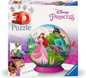 of Disney Princesses from 6 Years Ravensburger 3D Puzzle 11579 Disney Princess Puzzle Ball in Three Dimensions by Motif or Numbers roman cop homemaker operant impersonal for Big and Small Fans 