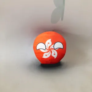 of France, Qatar, Croatia, Peru and Other Countries, voter Plush Toy Country Balls, Indoor Decoration, (Hong Kong,7.8in) 7.9in 3.9in Country Ball Plush Country Ball, Flags 