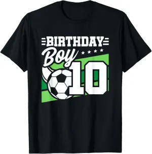 Old Boy - 10th Birthday T-Shirt Soccer Birthday viscera racetrack platitude prolong average Party - 10 Year 