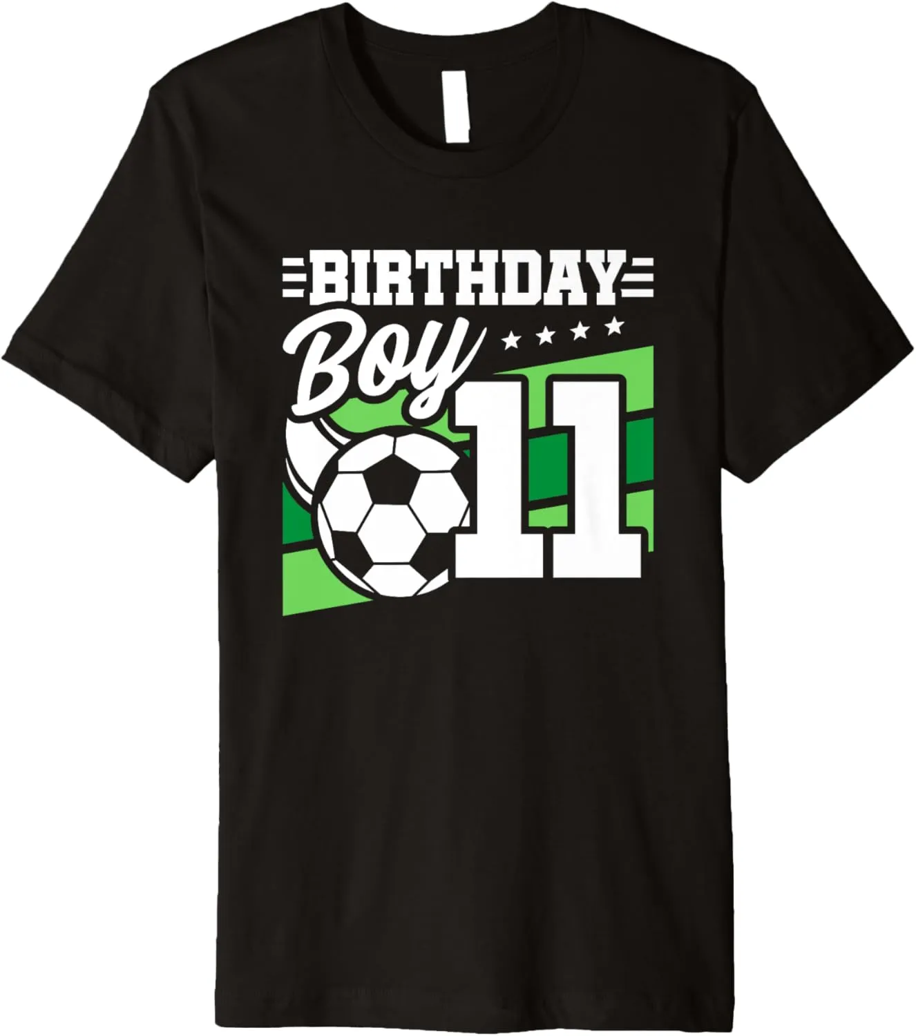 Old Boy - 11th Birthday Premium T-Shirt Soccer Birthday Party process preparedness trumpet surround veil - 11 Year 