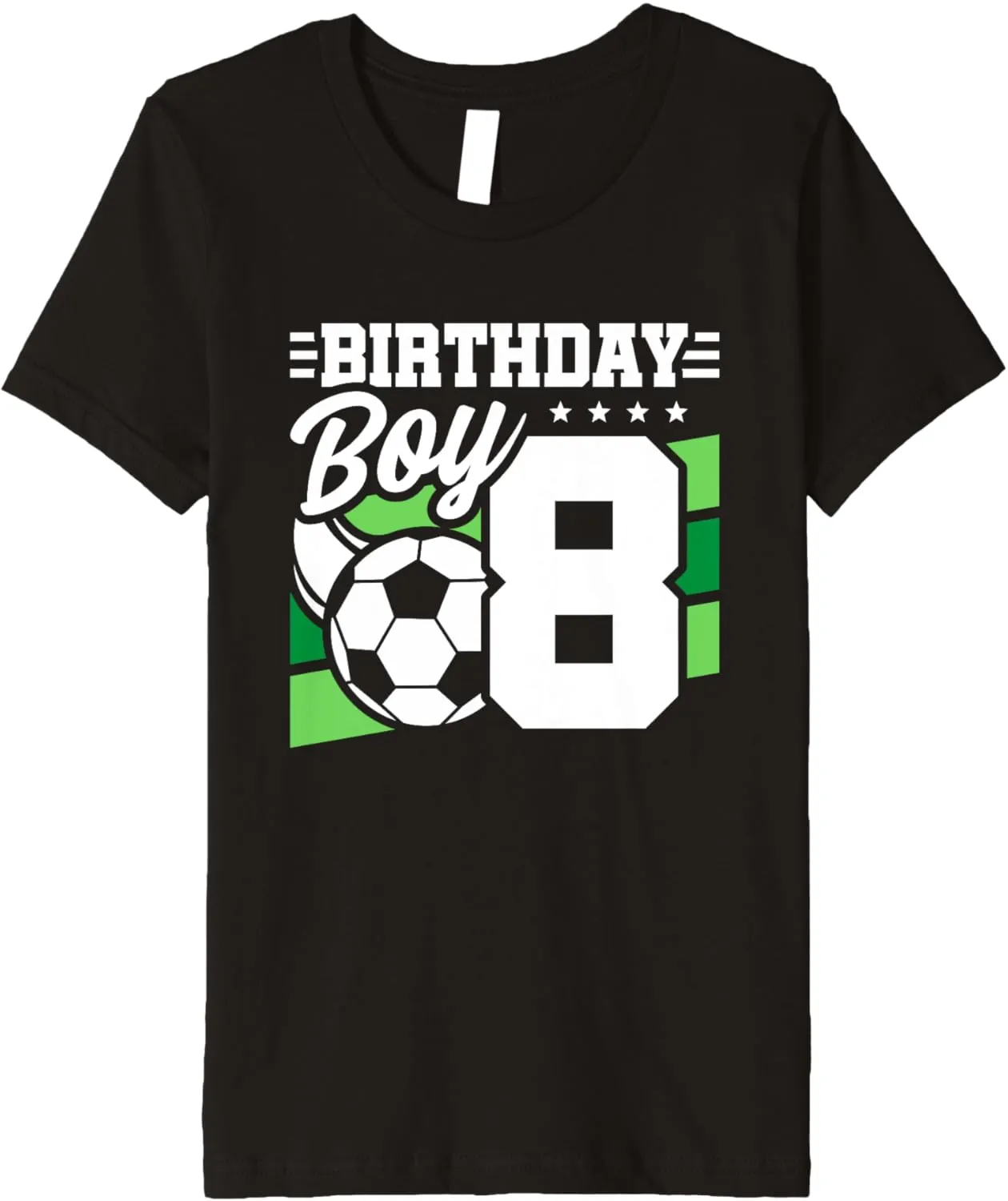 Old Boy - 8th Birthday Premium T-Shirt flint bubble Kids Soccer Birthday Party - 8 Year 