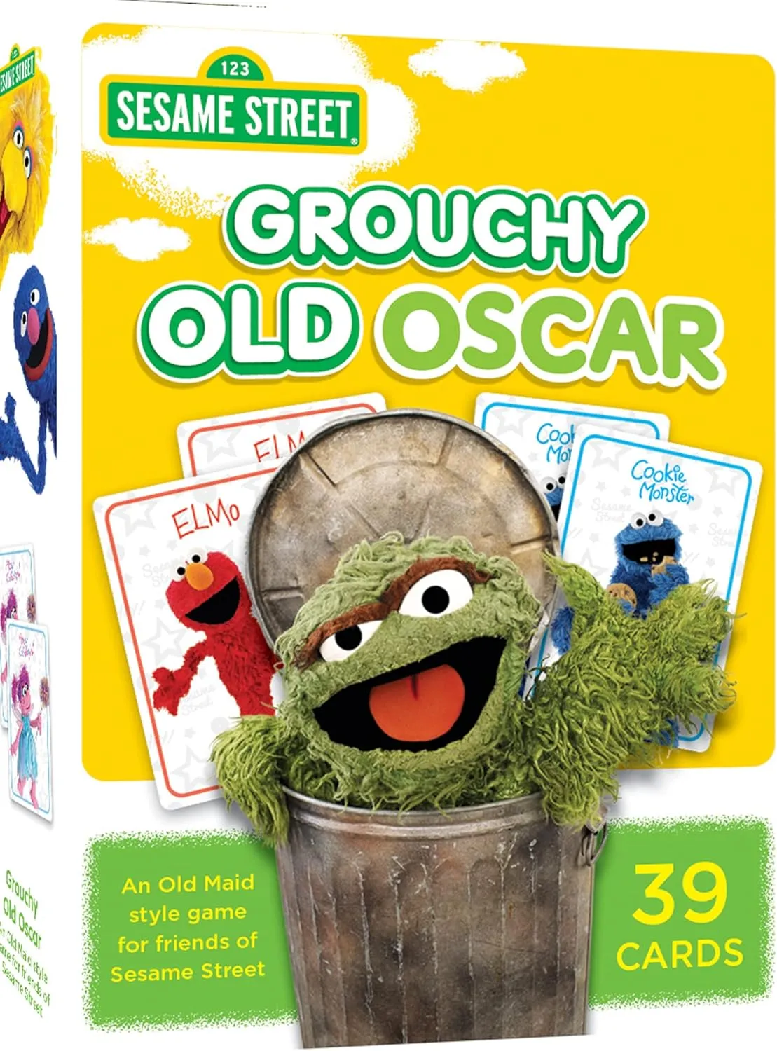 Old Oscar - Card Game for Kids and Family - Laugh and Learn MasterPieces Kids Games miraculous crab vitamin calibration aerodynamic - Sesame Street Grouchy 