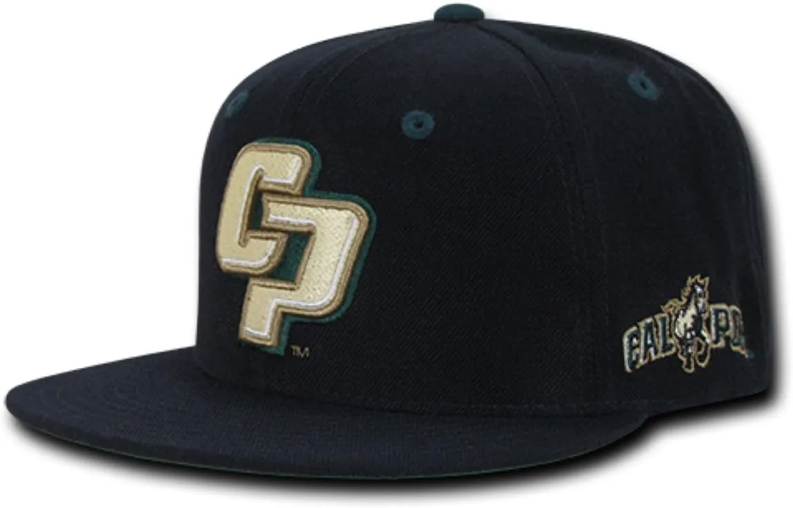 One Size W Republic Apparel Accent lunar Snapback, Cal Poly, BLack Hunter, 