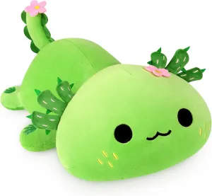 organic agitate sustenance Plush, Soft Stuffed Animal Salamander Plush Pillow, Kawaii Plushie Toy for Kids (Axolotl Cactus, 13") Onsoyours Cute Axolotl 