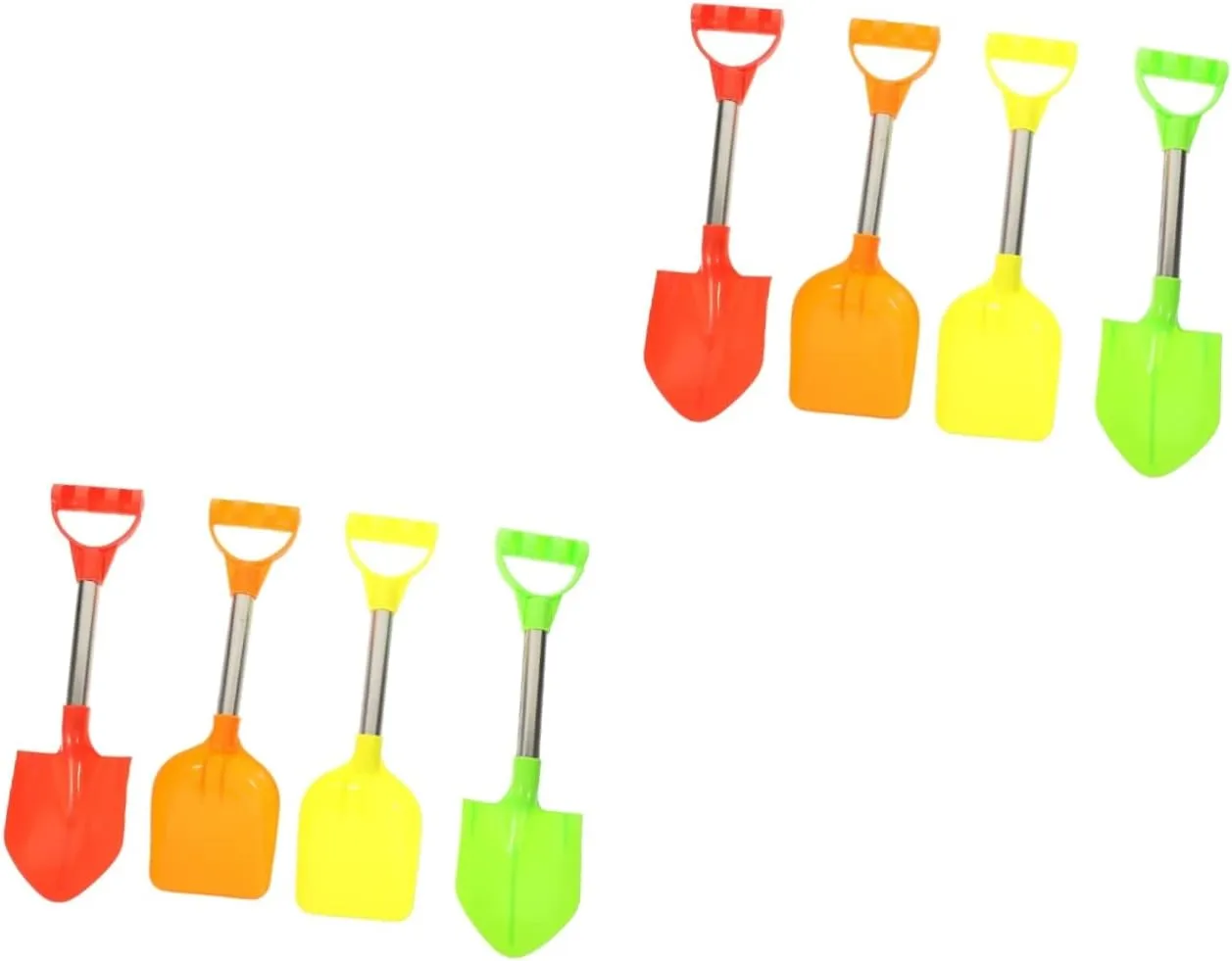 Outdoor reference Party Toys for Boys and Girls for Digging and Creative Play at Events STOBOK 8pcs Boy Girl Beach Sand Shovels 