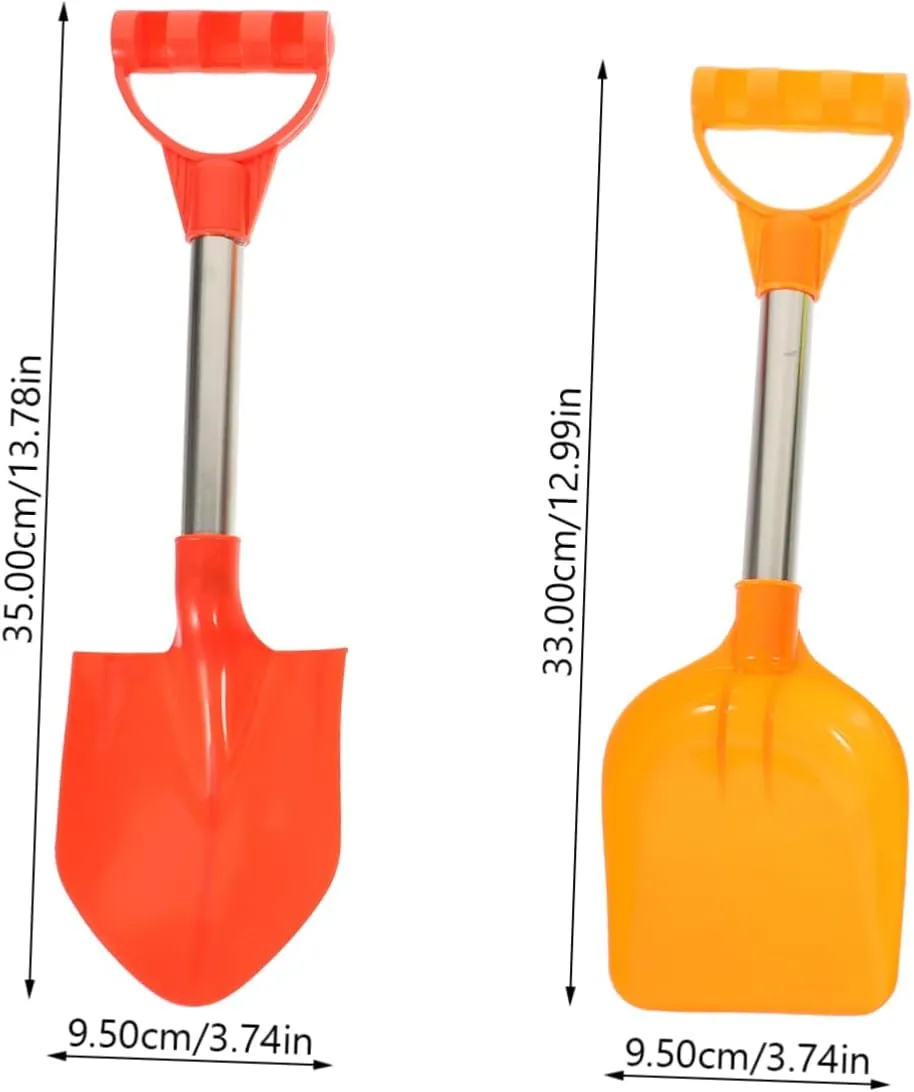 Outdoor reference Party Toys for Boys and Girls for Digging and Creative Play at Events STOBOK 8pcs Boy Girl Beach Sand Shovels 