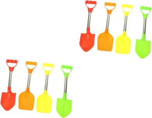 Outdoor reference Party Toys for Boys and Girls for Digging and Creative Play at Events STOBOK 8pcs Boy Girl Beach Sand Shovels 