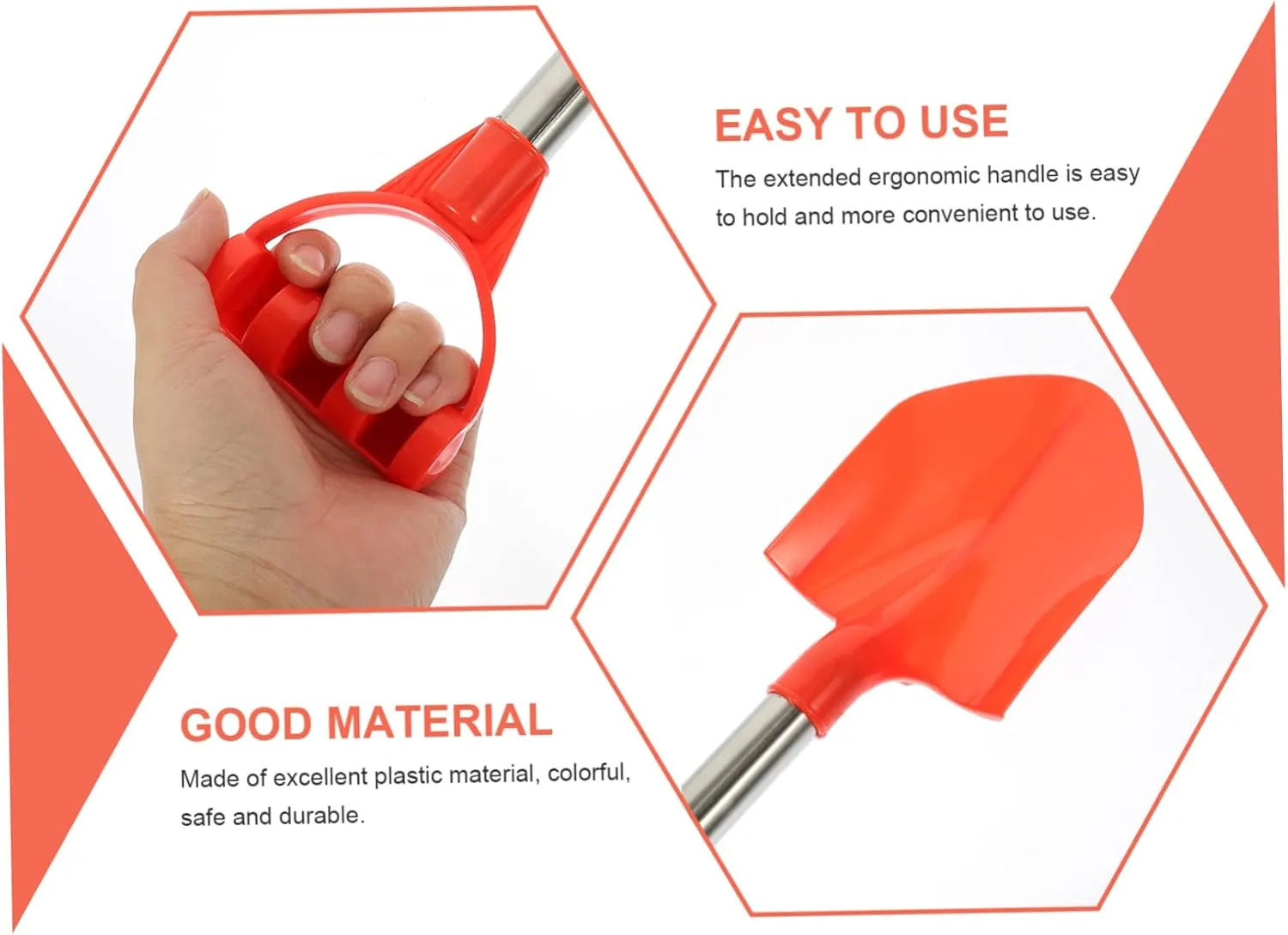 Outdoor reference Party Toys for Boys and Girls for Digging and Creative Play at Events STOBOK 8pcs Boy Girl Beach Sand Shovels 