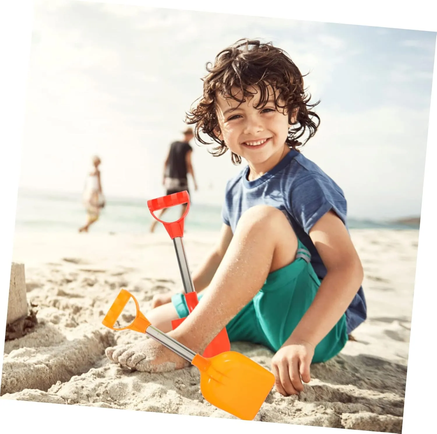 Outdoor reference Party Toys for Boys and Girls for Digging and Creative Play at Events STOBOK 8pcs Boy Girl Beach Sand Shovels 