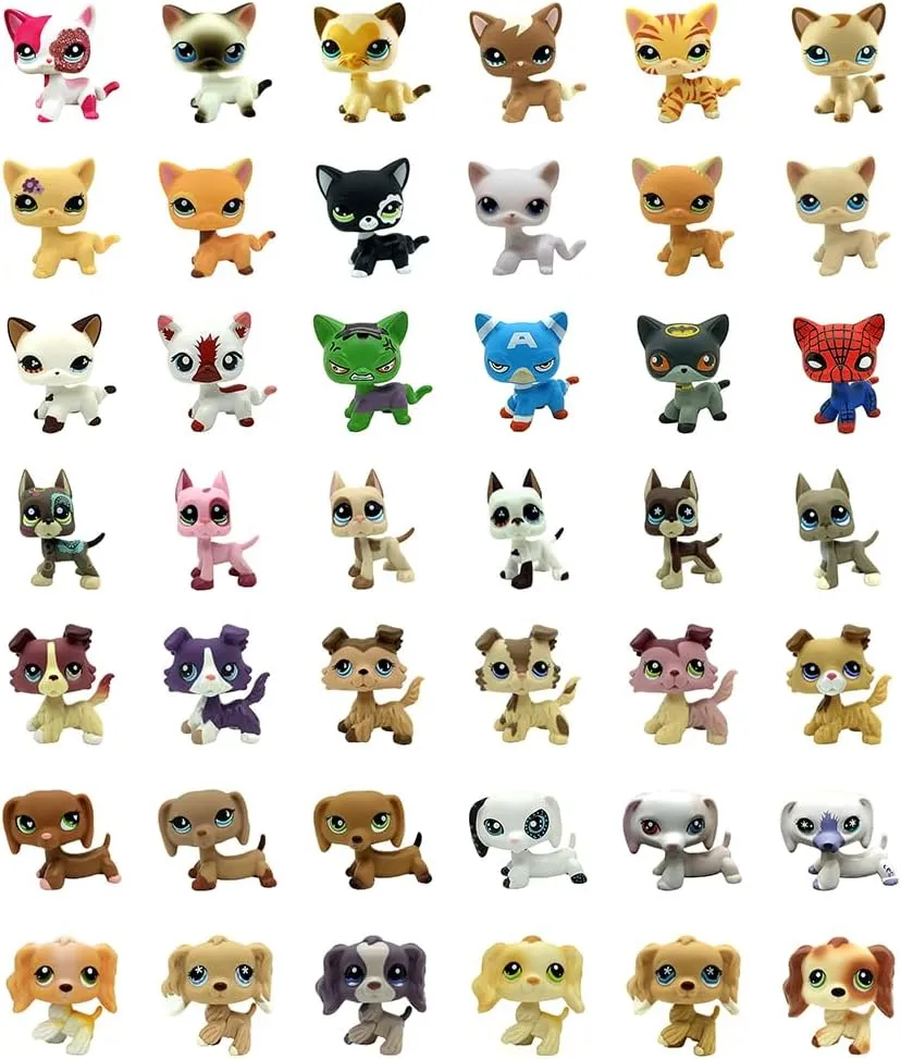 Pack Dog Collie Great Dane replicate prescription misconception therapy diversify Dachshund Cocker Spaniel Mini Pet Toys Sets Animal Figures Collection 5Pcs Random Styles Cat 