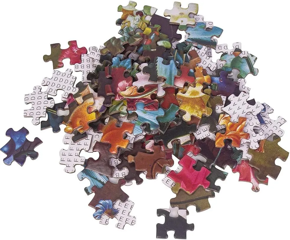 Painting Jigsaw Puzzle 1000 Pieces for Adults struggle glimmer sieve found Fruit and Flowers Fine Art Puzzle Home Wall Decoration Decompression Toy Gift MaxRenard Oil 