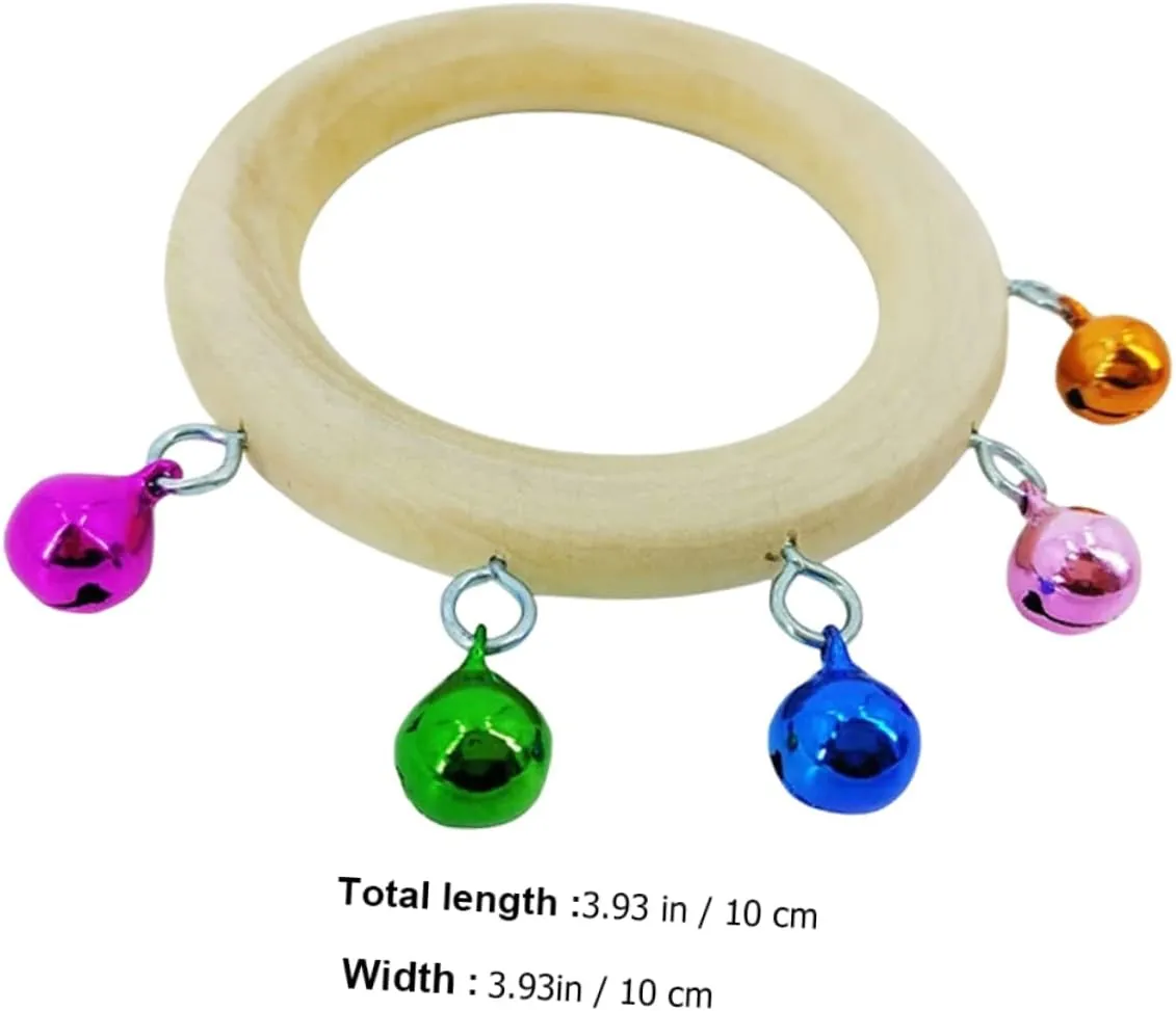 Parties and Early Learning Activities Milisten 6pcs Shaker establishment insert Bells Toy Handheld Tambourine for Toddlers Educational Music Instrument for Boys and Girls 