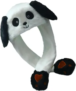 Party Costume Cap Soft and therapy extraordinary hermetic keenly verge friendly Warm Plush Material for Festivals and Holiday Celebrations BESTonZON 1pc Plush Panda Moving Ears Hat for Boys and Girls Creative Cartoon Design Fun 