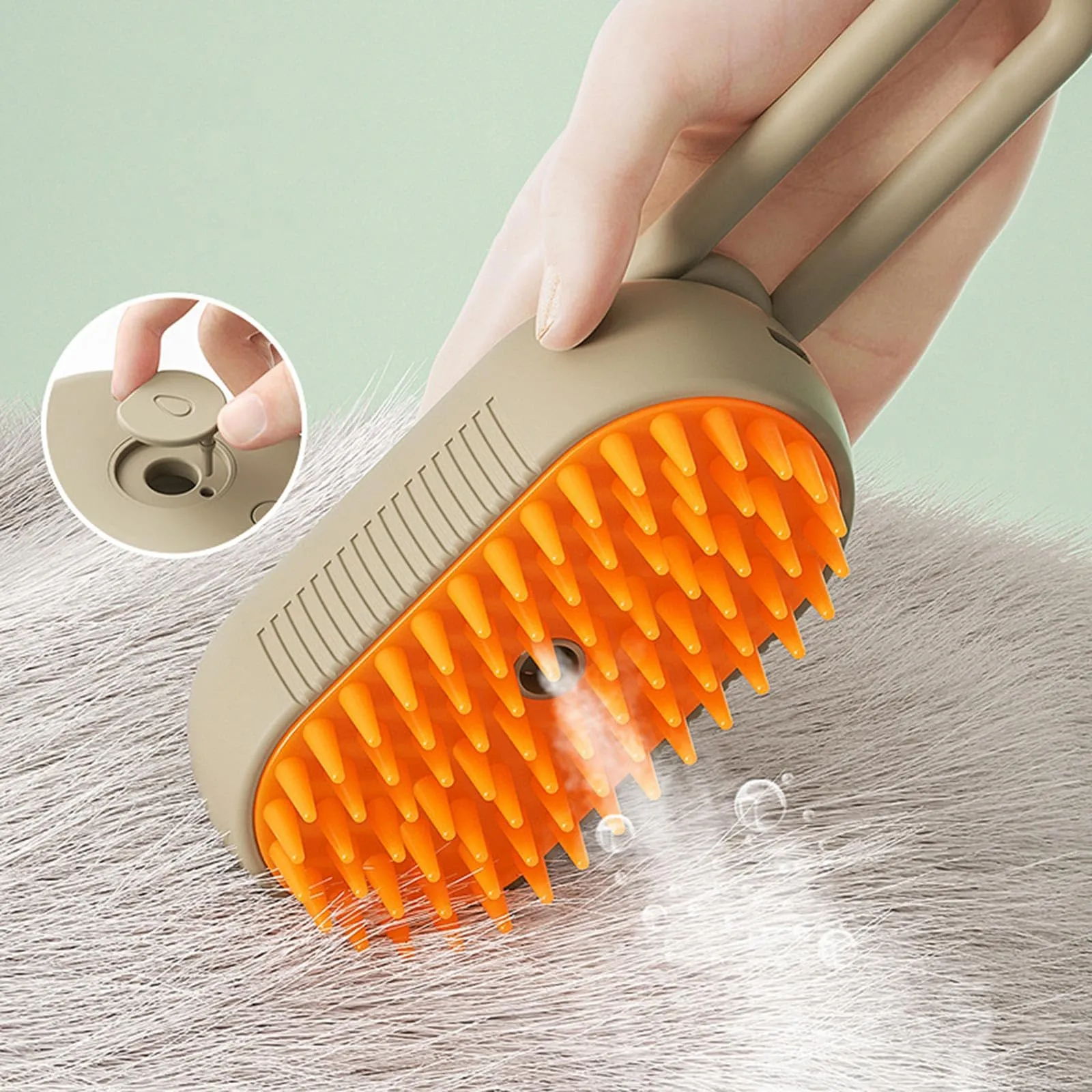 Pet Electric Spray Massage Comb, 3 in 1 Pet Steam Brush, pet Steam Comb