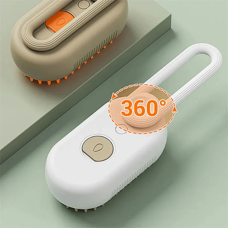 Pet Electric Spray Massage Comb, 3 in 1 Pet Steam Brush, pet Steam Comb