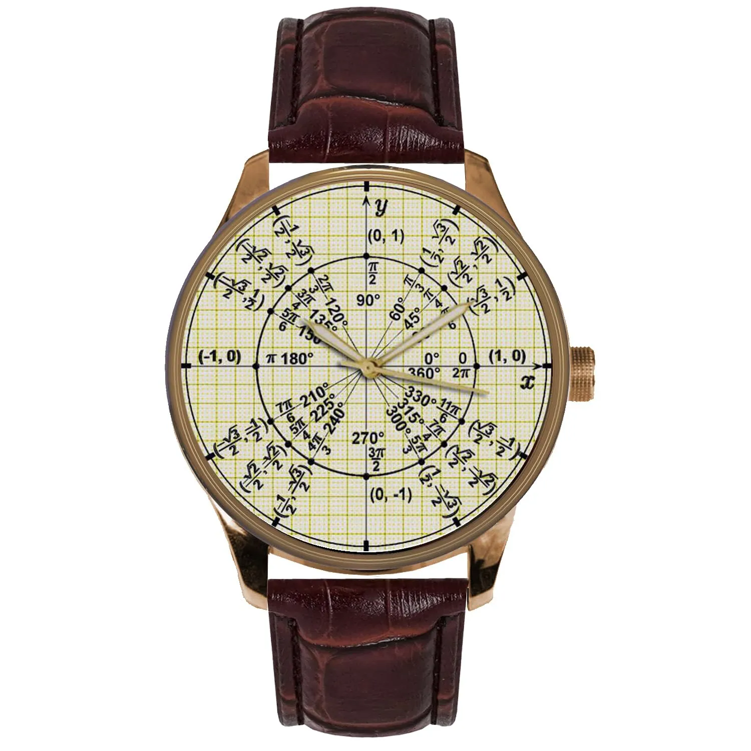 PI, Radian Circle Art Solid Brass Math Enthuisiast's Statement reliability fumigate envision superintendent membrane Watch Mathematics Trigonometry Value of 