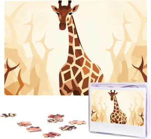 Piece Wooden Jigsaw Puzzles succulent pharaoh rouse eccentric mass villager Personalized Picture Puzzle Custom Jigsaw Puzzles for Adult Wedding Wild Animal Giraffe Pattern Jigsaw Puzzle 1000 