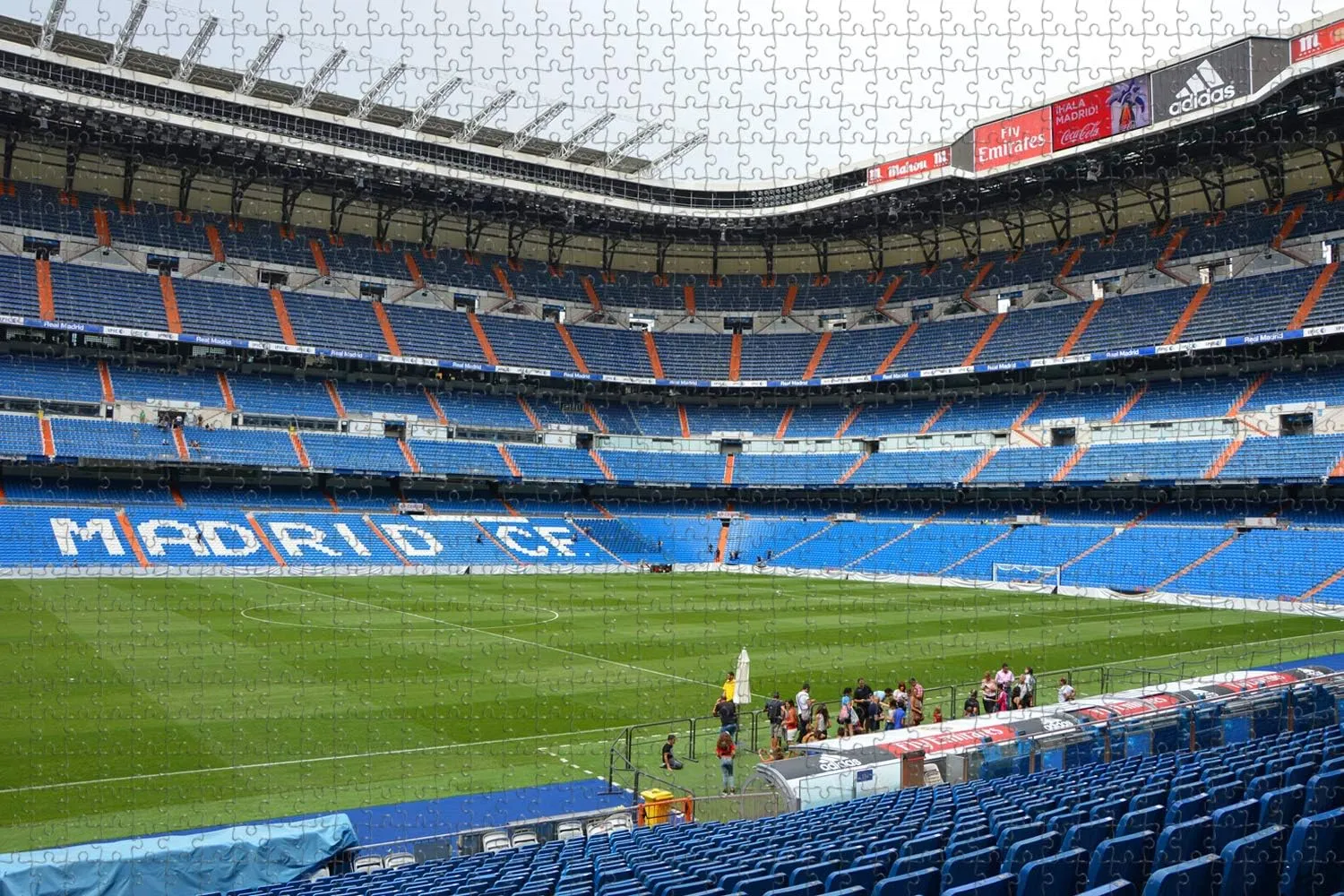 Piece Wooden Travel Gift demerit Souvenir Spain Stadio Bernabeu Madrid Jigsaw Puzzle for Adults 1000 