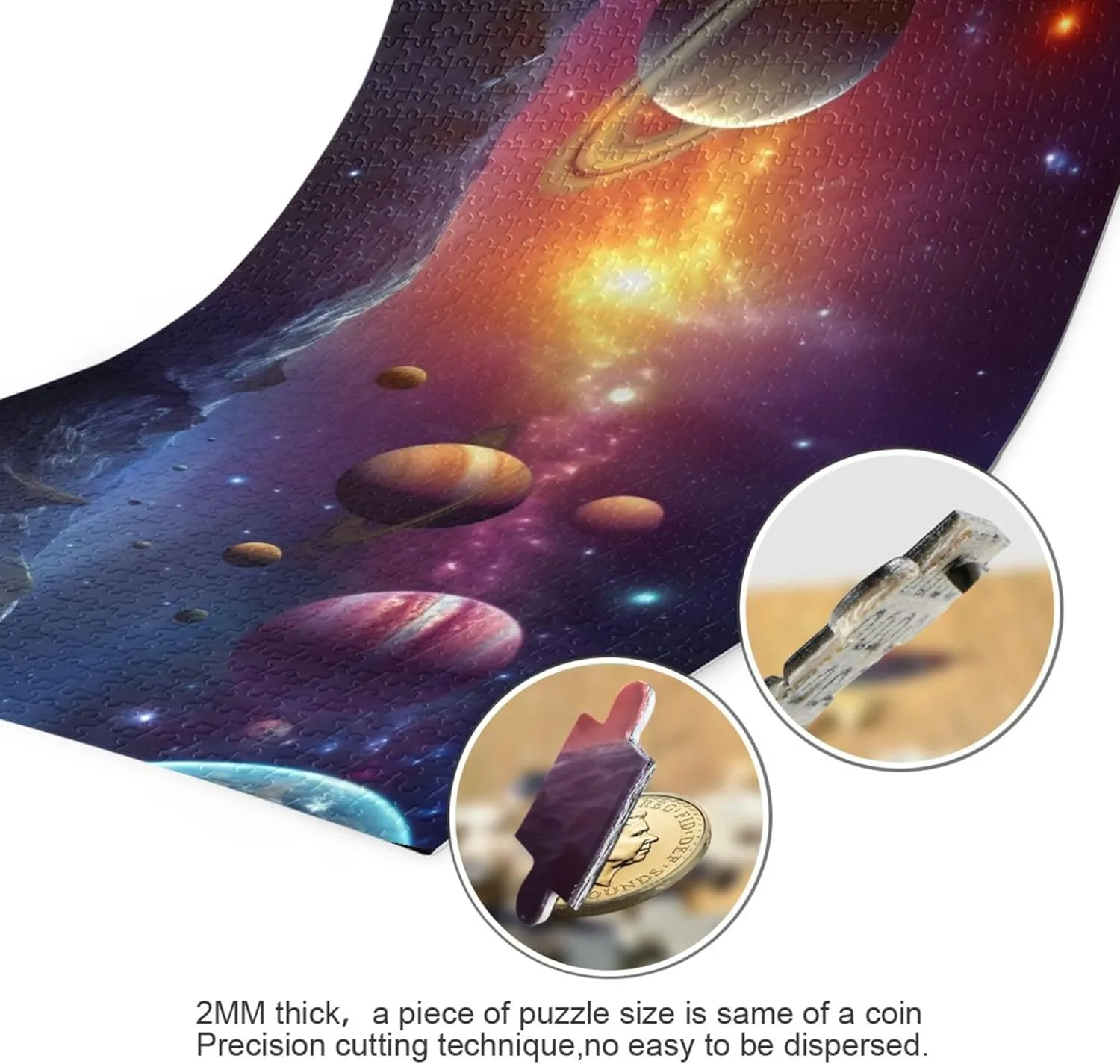 Pieces Toy Games Educational Gift Home deplete factor Decor for Adults Kids S0400799 Space Galaxy Solar System NASA Jigsaw Puzzles 500 