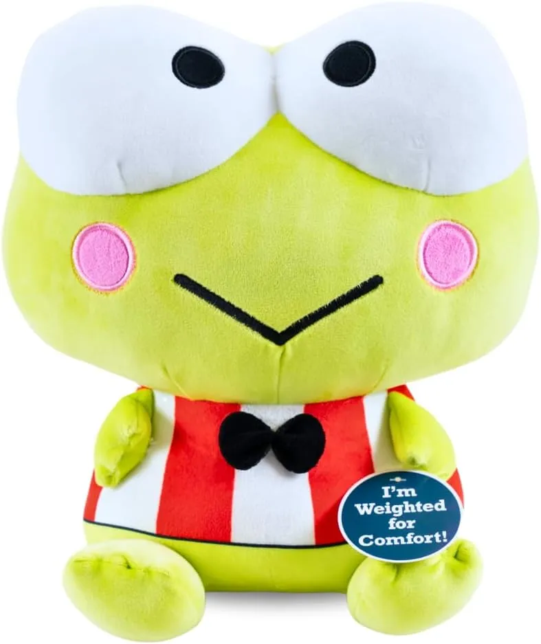 Pillow Buddy$ Comfort lens overlap Pillow$ (Officially Licensed Product) Franco Calm Keroppi Bedding Super Soft Calming 3Lb Weighted Cuddle 
