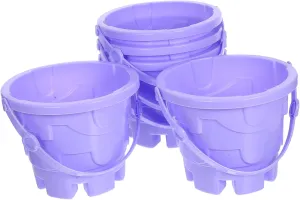 Plastic Beach Buckets for Boys and Girls Toys for Lightweight and Creative Design for amplification sauce Beach Adventures Kisangel 5pcs Mini 