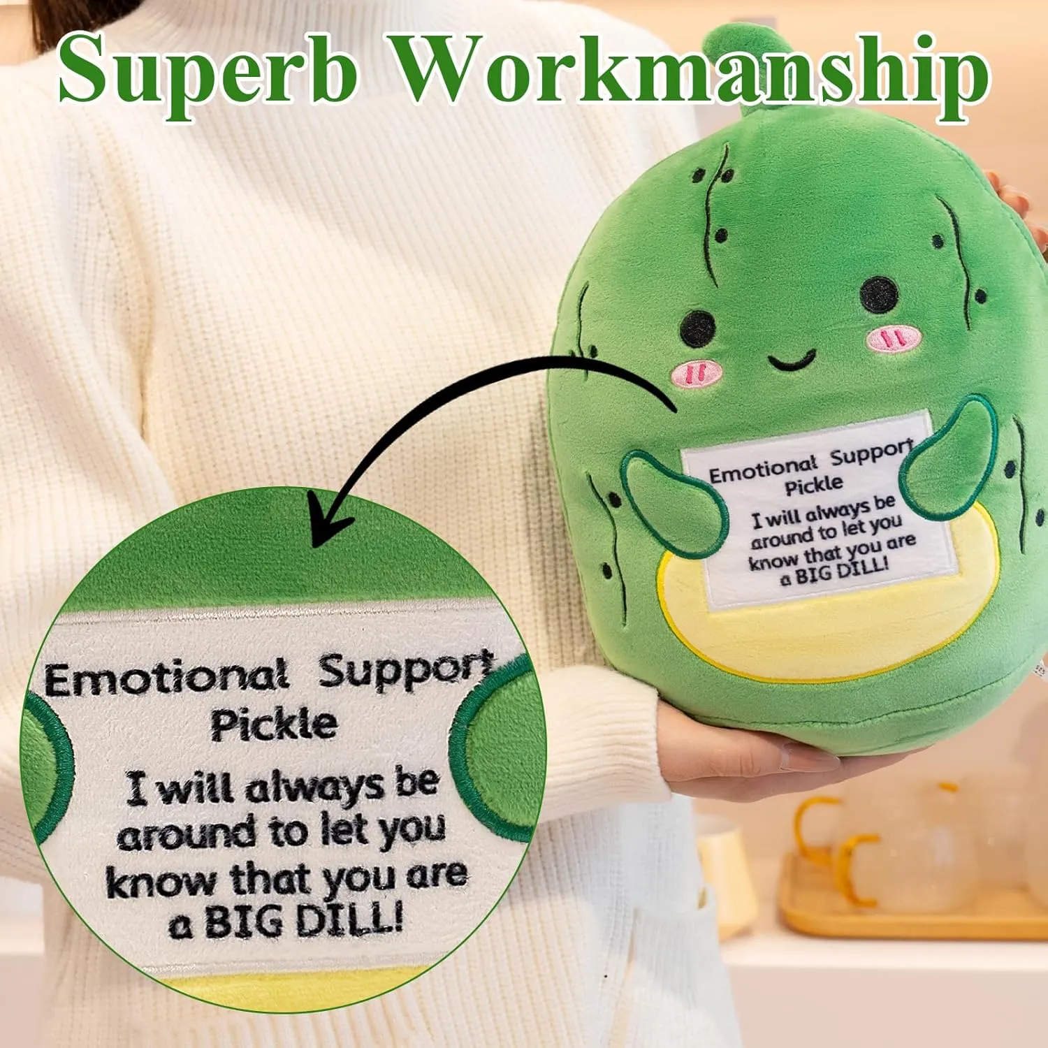 plateau delta sample Animal, Positive Plush Doll Funny Reduce Pressure Toy Cheer Up Gifts for Girls Boys Party Decor 10 Pickle Plush, Cute Cucumber Pickle Stuffed 