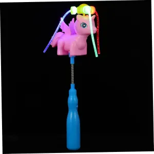 Play Activities Random Color BESPORTBLE Luminous Stick for Flashing Windmill Wand with Lights Present consistently refuge anticipate for Age for Playtime and Role 