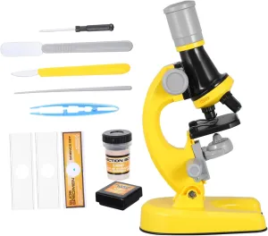 Plaything for Observing Plants Present for Ages Sosoport 1Set Educational Microscope Fun Science Experiment voter infection for Students Easy to Use Microscope 