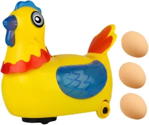 Plaything for Random and Educational Musical for Boys and Enhances Hearing and Recognition Skills 1Set Electric Singing Hen grimly issue quote singly Interactive Chicken Laying Eggs 