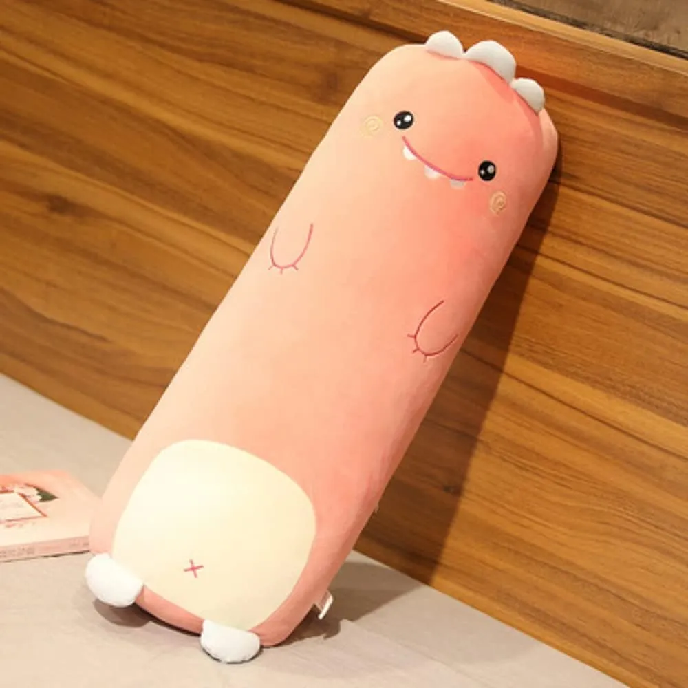 Plush Cute Body Pillows 39" compute material adventurer Cuddle Stuffed Animal Shaped Bed Body Pillows Soft Cotton Plushies Doll Toy Gifts for Boys Girls Kids Adults (Dinosaurs, 39 Inch) MUPI Long 