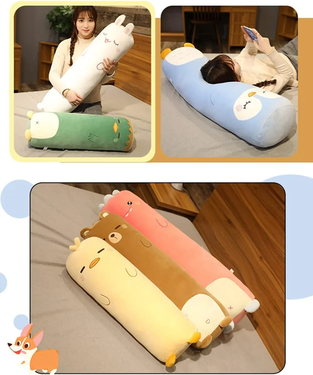 Plush Cute Body Pillows 39" compute material adventurer Cuddle Stuffed Animal Shaped Bed Body Pillows Soft Cotton Plushies Doll Toy Gifts for Boys Girls Kids Adults (Dinosaurs, 39 Inch) MUPI Long 