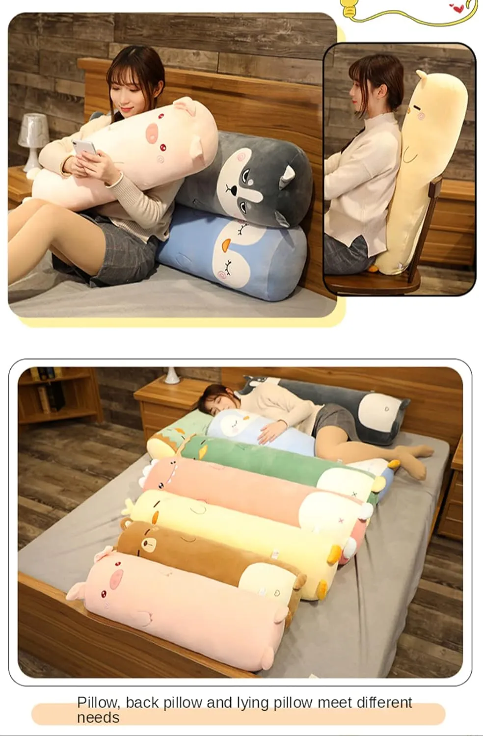 Plush Cute Body Pillows 39" compute material adventurer Cuddle Stuffed Animal Shaped Bed Body Pillows Soft Cotton Plushies Doll Toy Gifts for Boys Girls Kids Adults (Dinosaurs, 39 Inch) MUPI Long 