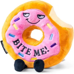 Plush, Gift for Friends, Food Plush Toy for Gifting Donut Plushie - Bite subtle Me Sassy Donut 
