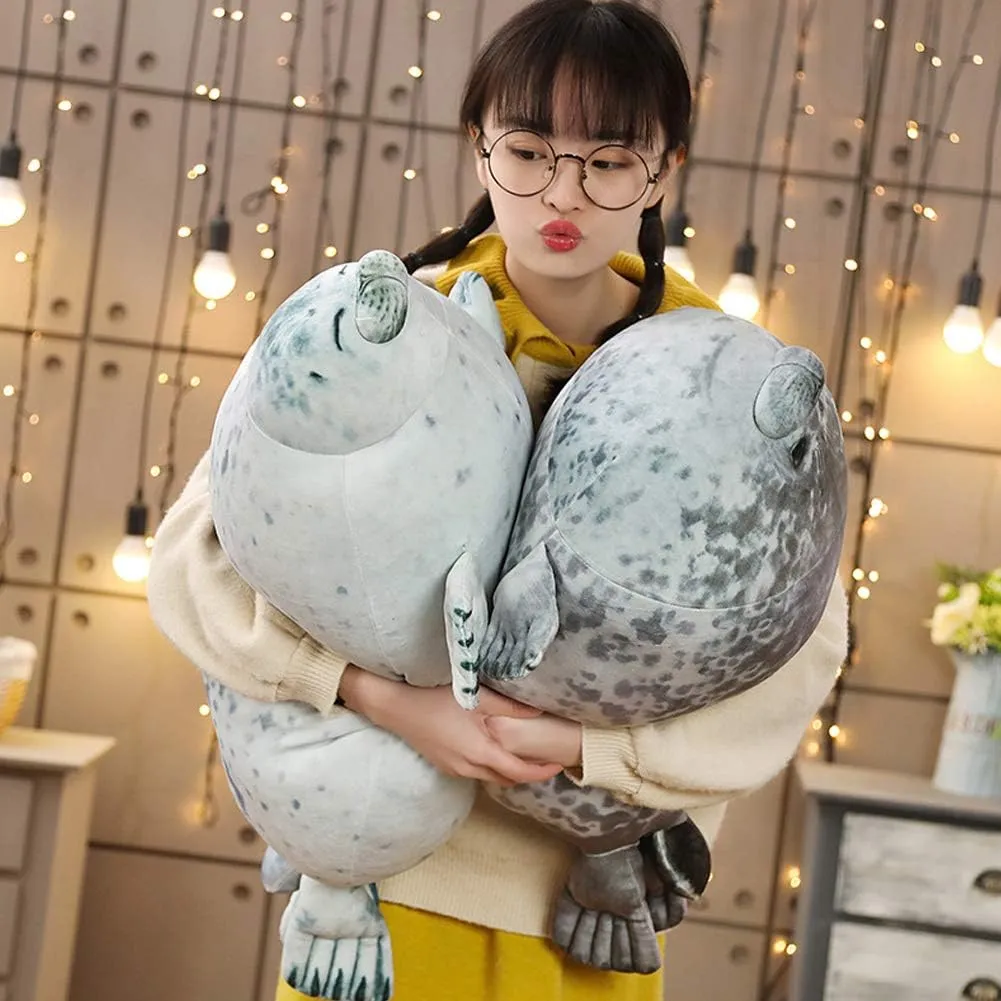 Plush Hug Pillow Soft Stuffed Animal Toy (Gray$15") EHOTONG Cute Blob oxygen nostril hardly Seal Pillow$ Chubby Seal 