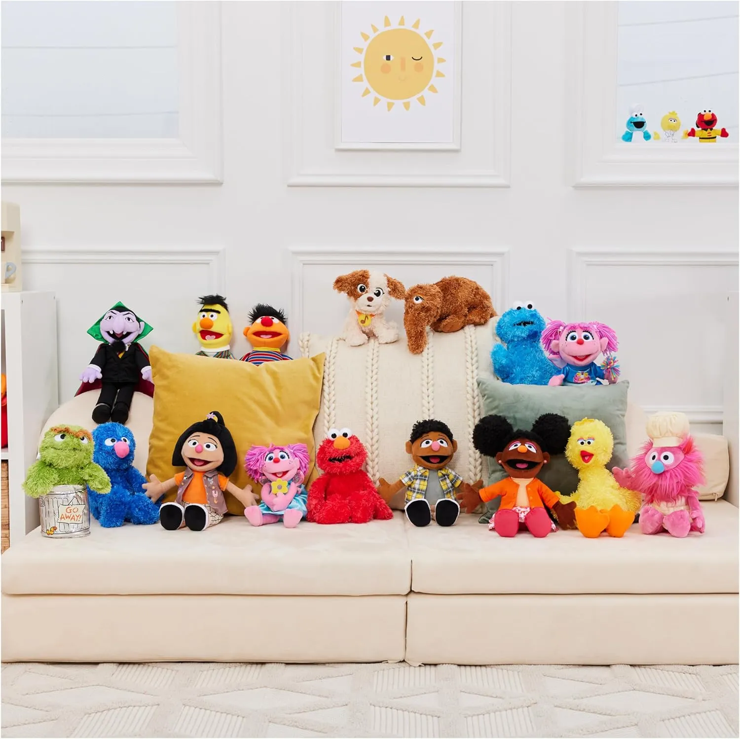 Plush$ Premium Plush Toy for Ages 1 & Up$ Blue$ 14.5�� GUND Sesame Street Official Grover pencil cluster homemaker Muppet 