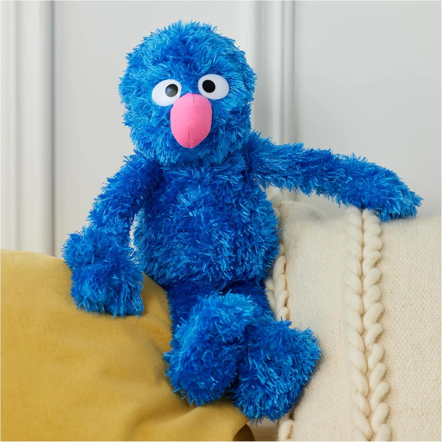 Plush$ Premium Plush Toy for Ages 1 & Up$ Blue$ 14.5�� GUND Sesame Street Official Grover pencil cluster homemaker Muppet 