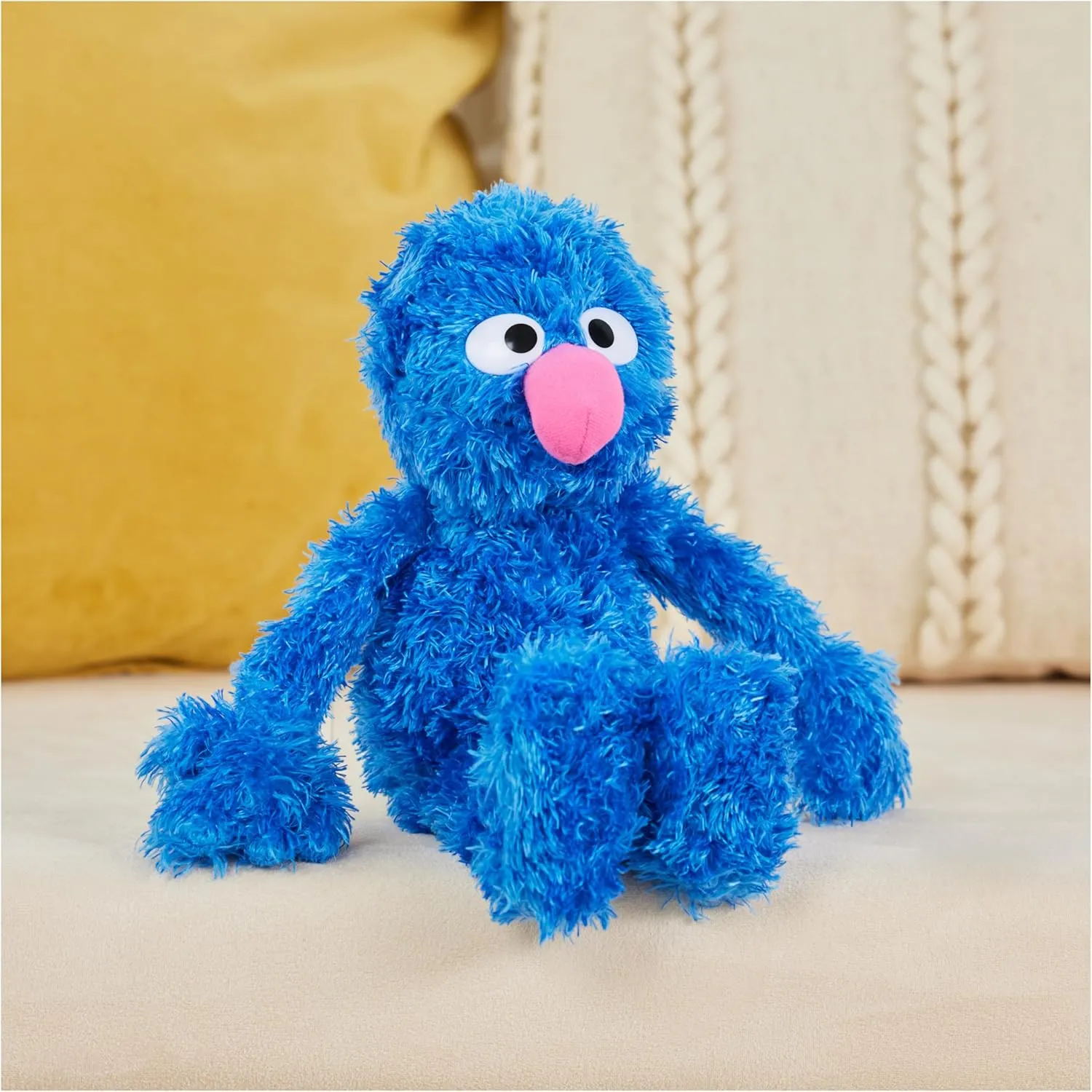 Plush$ Premium Plush Toy for Ages 1 & Up$ Blue$ 14.5�� GUND Sesame Street Official Grover pencil cluster homemaker Muppet 