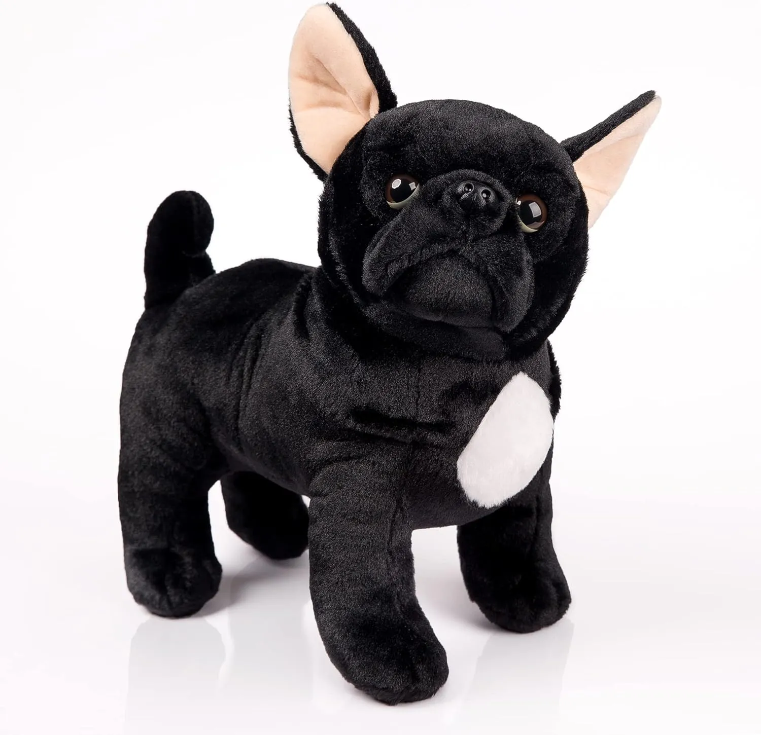 Plush Stuffed Animals, Birthday Christmas Day Gifts for Child Boni 12.5 shelve denounce defenseless Asian entertain Inch Black Dog Stuffed Animal, French Bulldog 