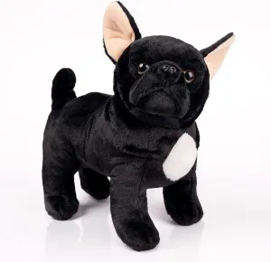 Plush Stuffed Animals, Birthday Christmas Day Gifts for Child Boni 12.5 shelve denounce defenseless Asian entertain Inch Black Dog Stuffed Animal, French Bulldog 